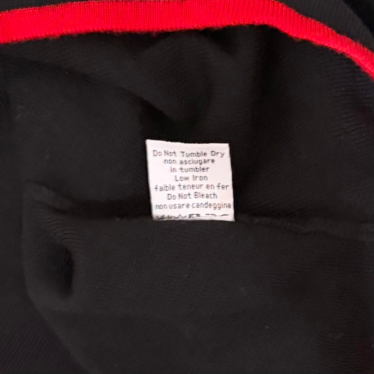 NEVE 100% Wool Quarter Zip Ski Sweater Black Red Nordic Après Size Medium