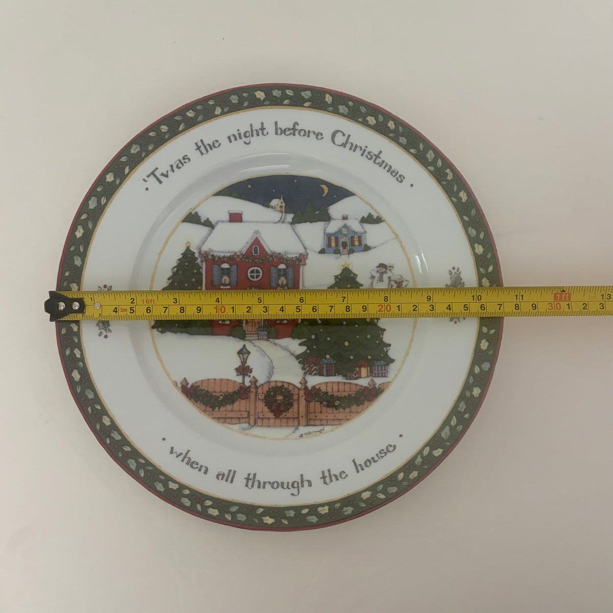 Vintage Susan Winget A Christmas Story Twas Night Before Plate