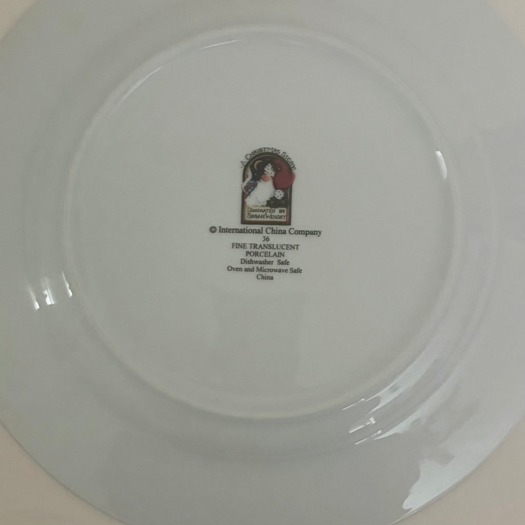 Vintage Susan Winget A Christmas Story Stockings Plate