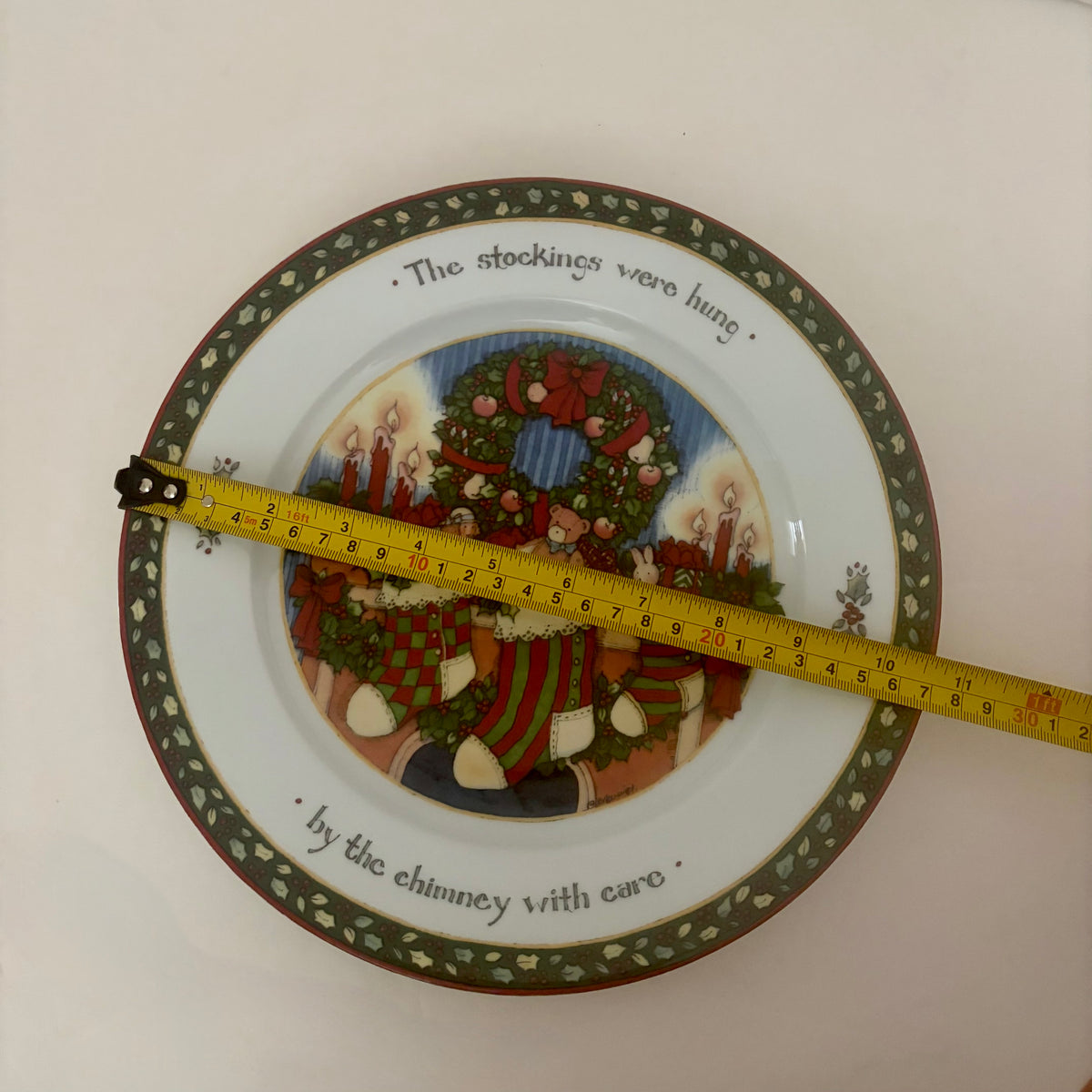 Vintage Susan Winget A Christmas Story Stockings Plate