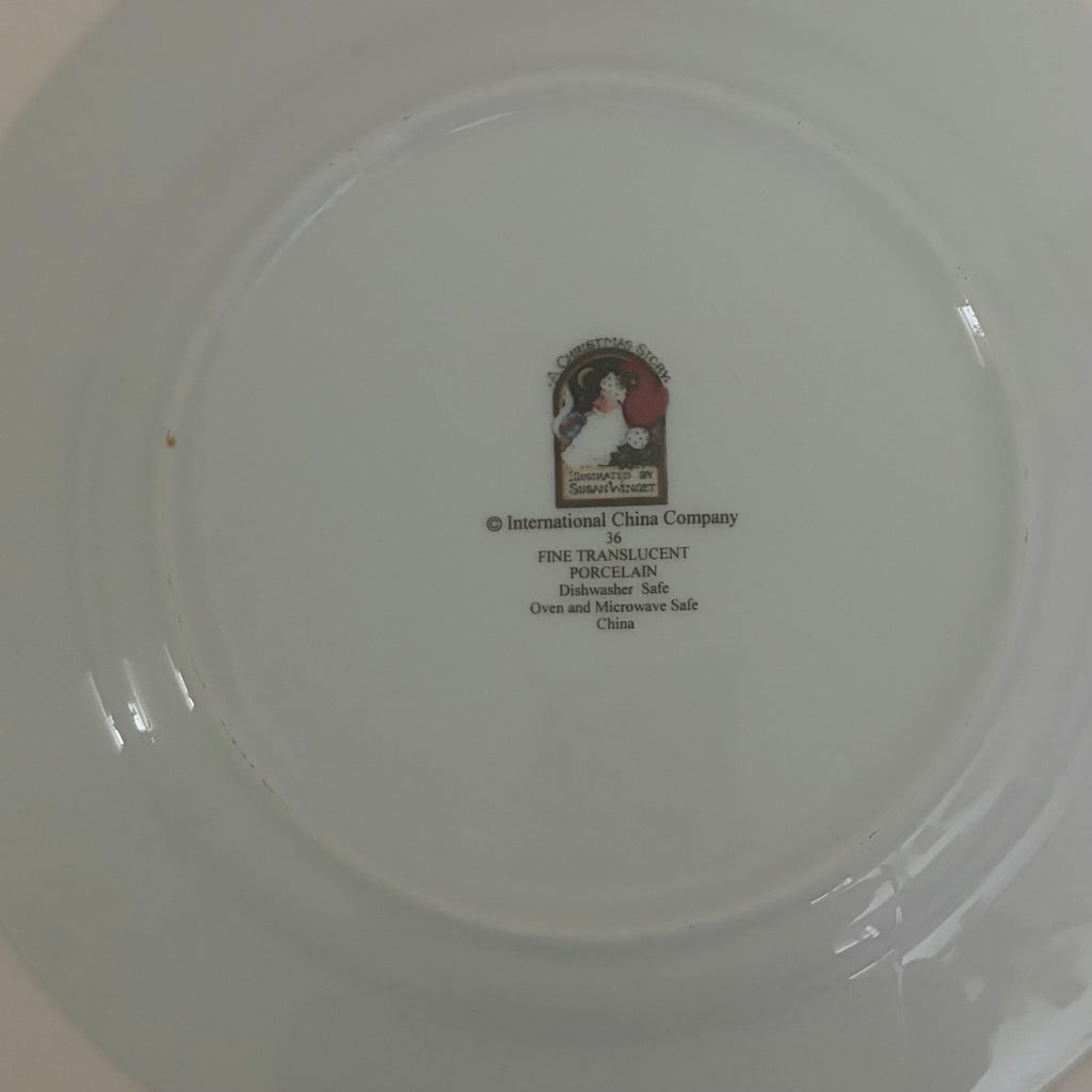 Vintage Susan Winget A Christmas Story St. Nicholas Plate