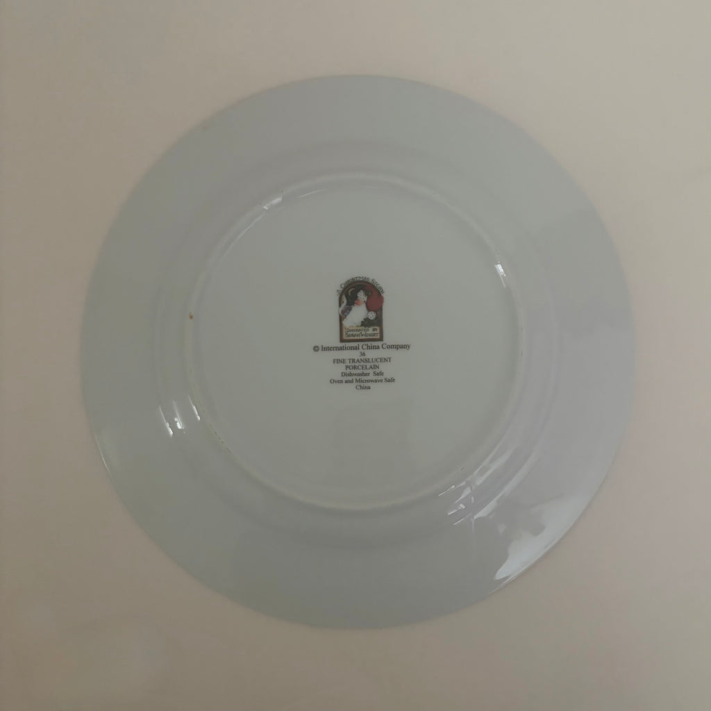 Vintage Susan Winget A Christmas Story St. Nicholas Plate