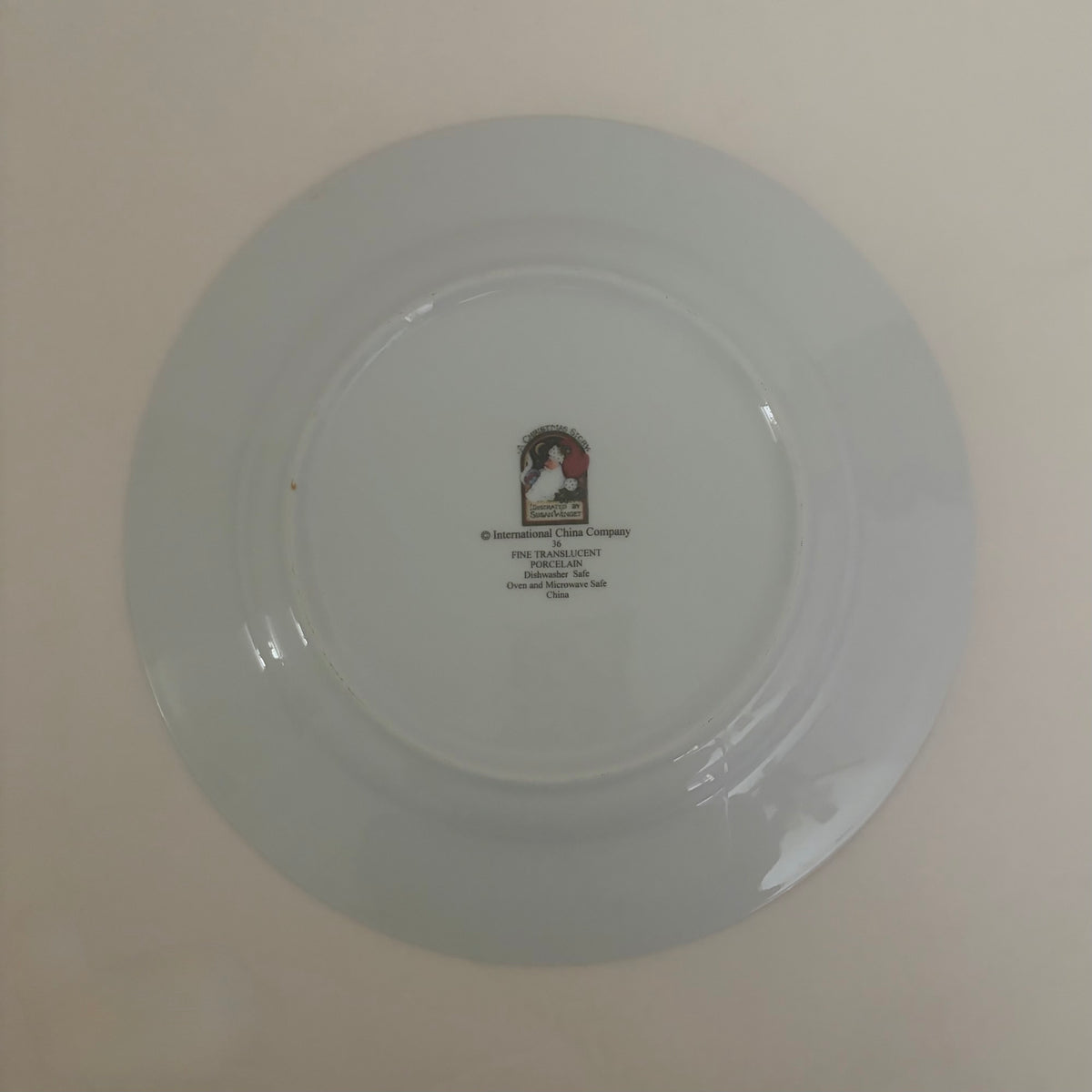 Vintage Susan Winget A Christmas Story St. Nicholas Plate