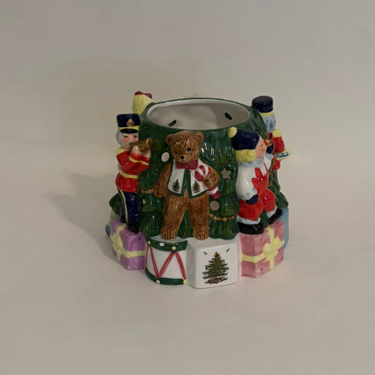 Spode Christmas Tree Toys Around Tree Votive Holder