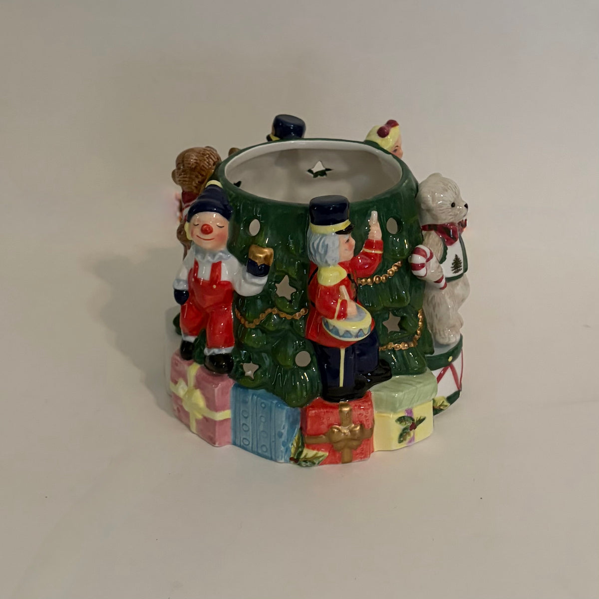 Spode Christmas Tree Toys Around Tree Votive Holder