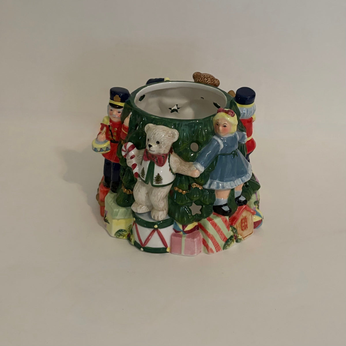 Spode Christmas Tree Toys Around Tree Votive Holder