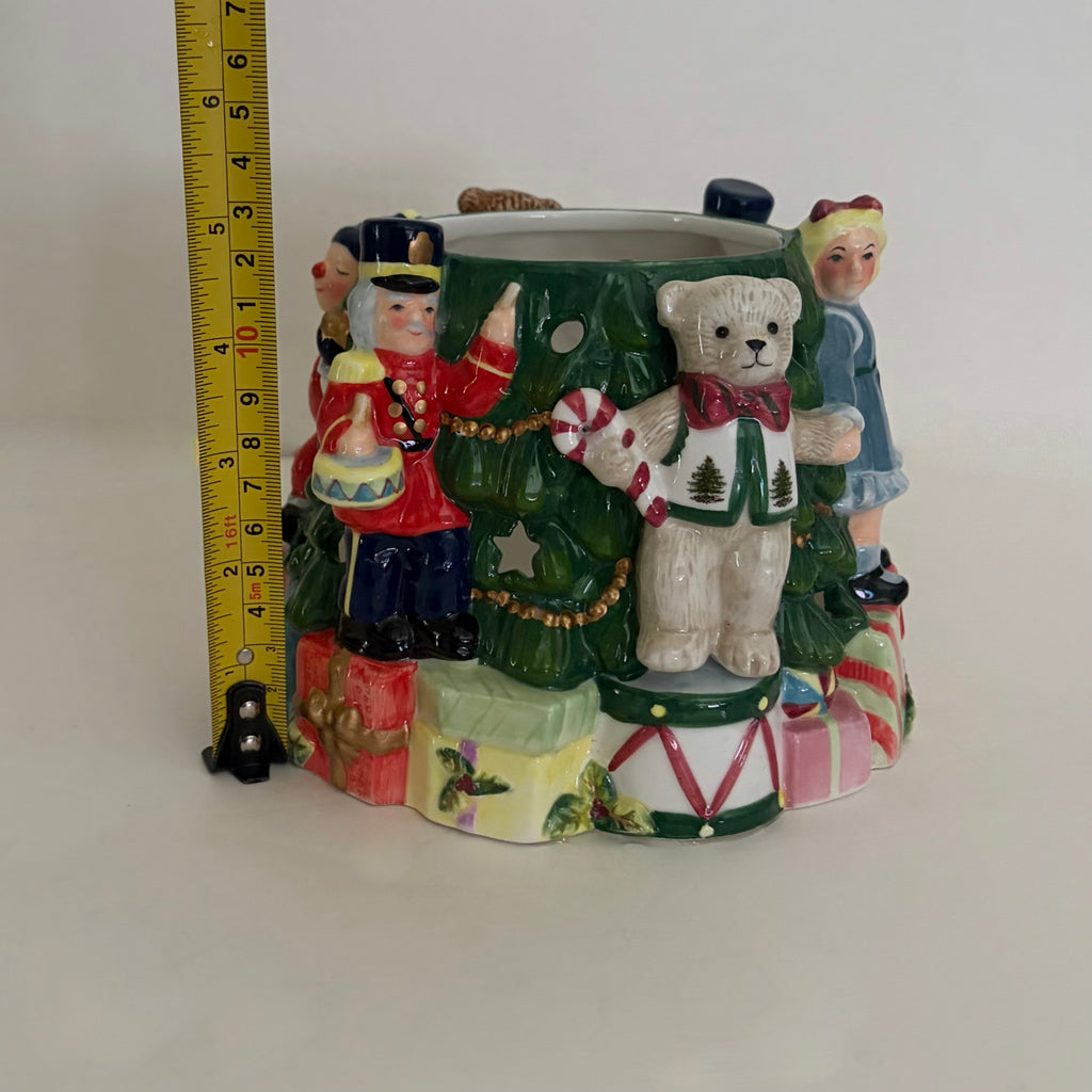 Spode Christmas Tree Toys Around Tree Votive Holder