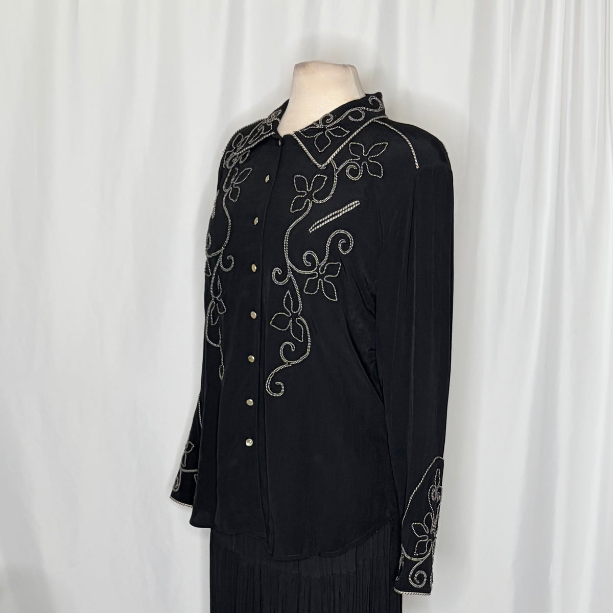 Double D Ranchwear Crinkle Top Maxi Skirt Set M/L