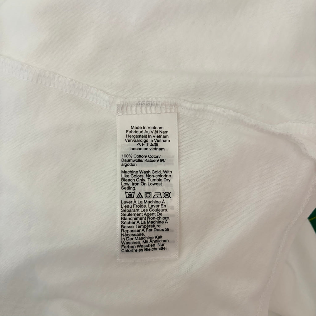NWT J.Crew Vintage Jersey V-Neck T-Shirt White X-Large
