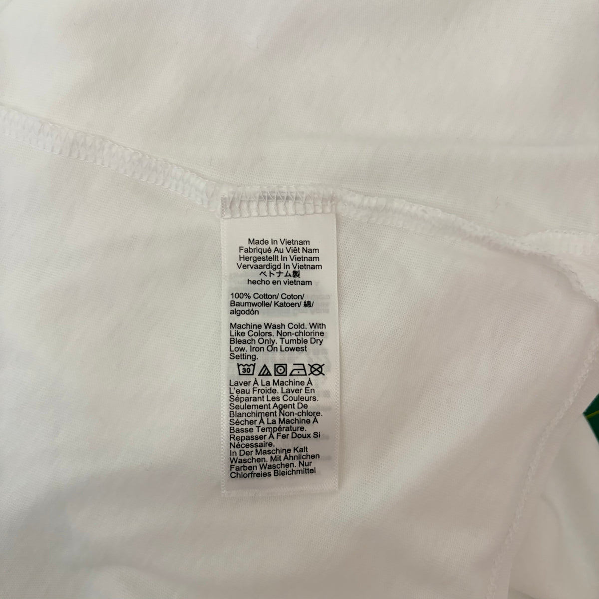 NWT J.Crew Vintage Jersey V-Neck T-Shirt White X-Large