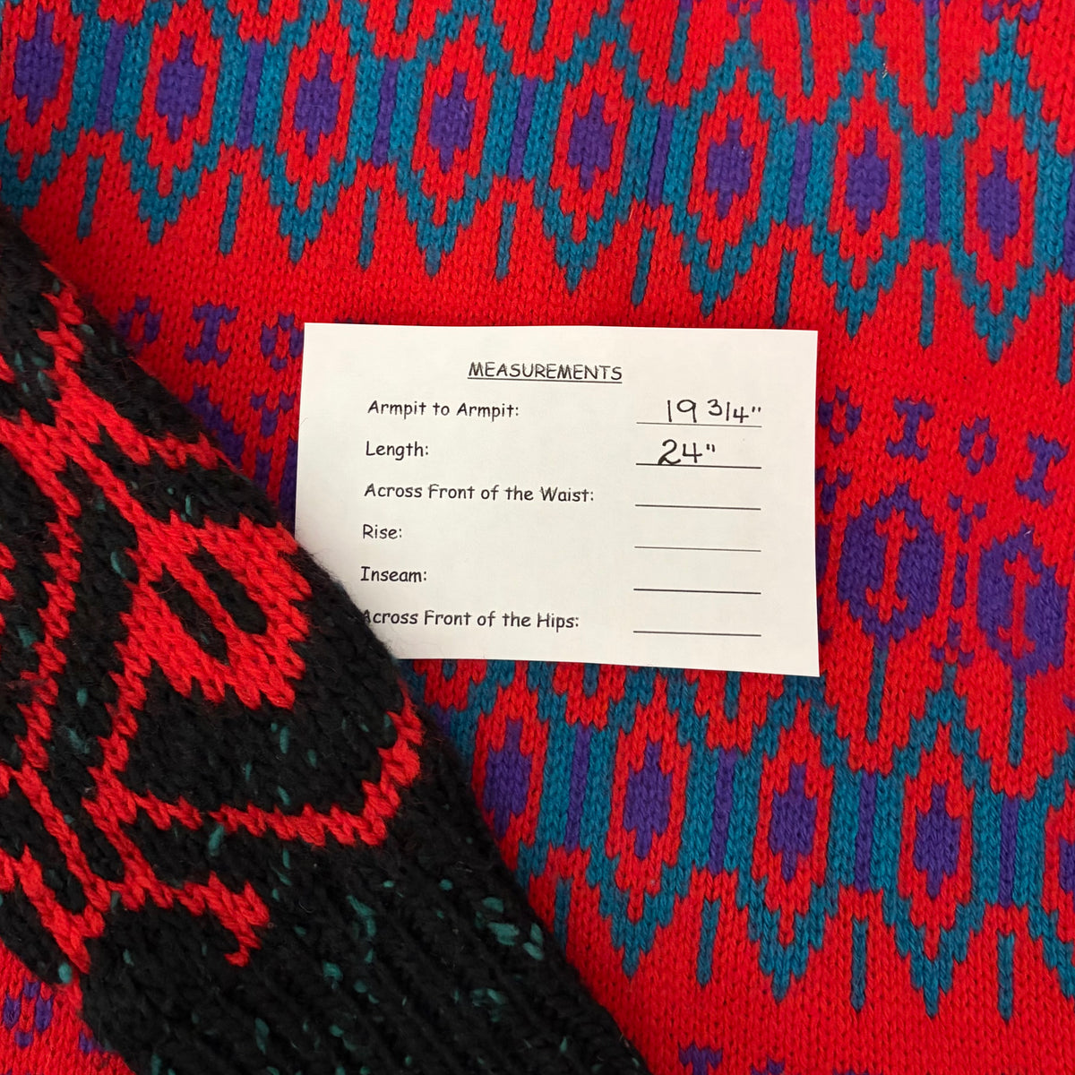 J.Crew Lambswool Fair Isle Geometric Sweater XS