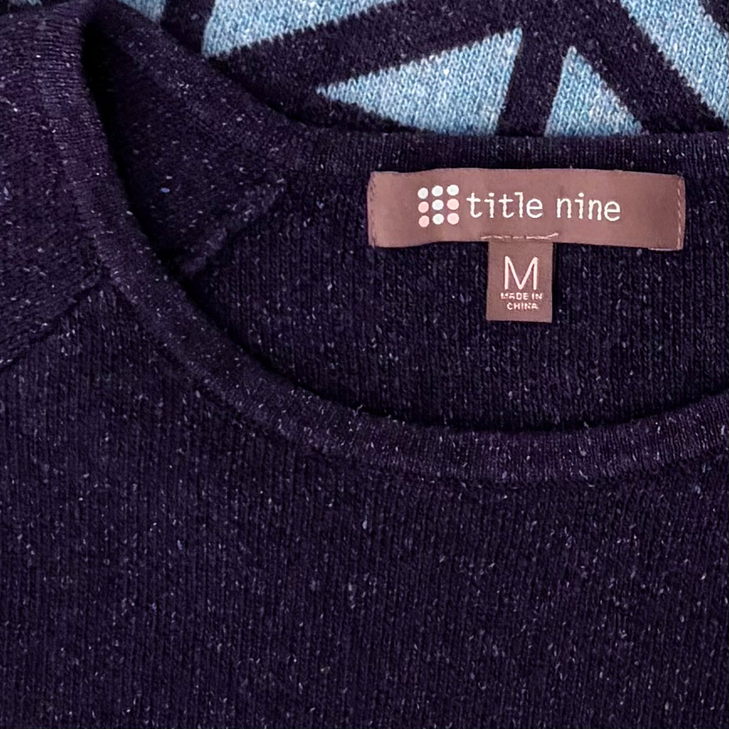 Title Nine Por Vida Wool Silk Sweater M