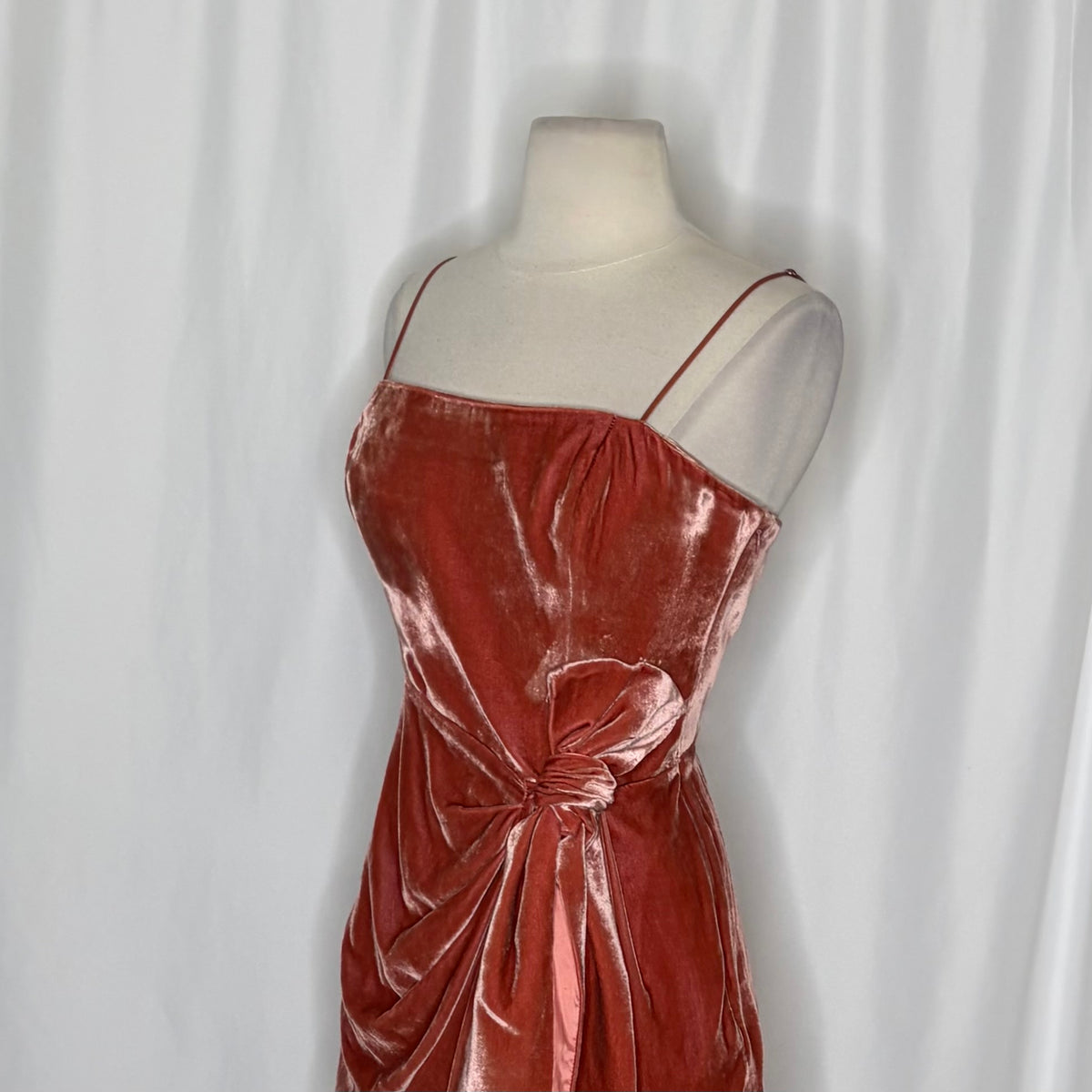 Cinq à Sept Kiki Velvet Mini Dress Rosewood Size 6