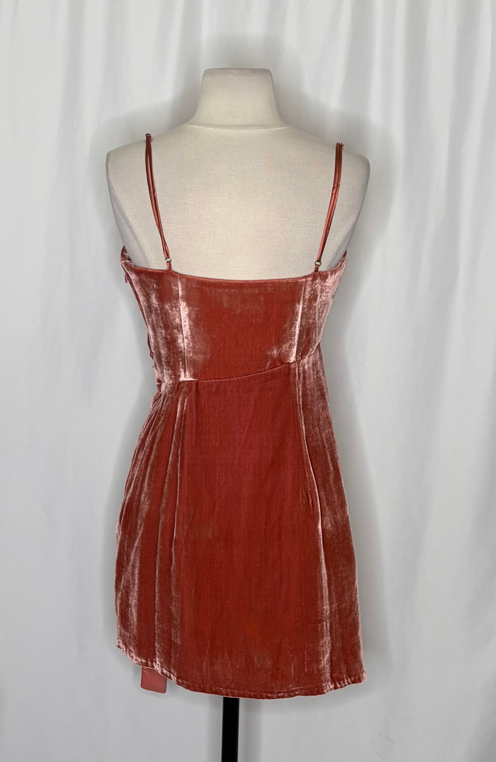 Cinq à Sept Kiki Velvet Mini Dress Rosewood Size 6