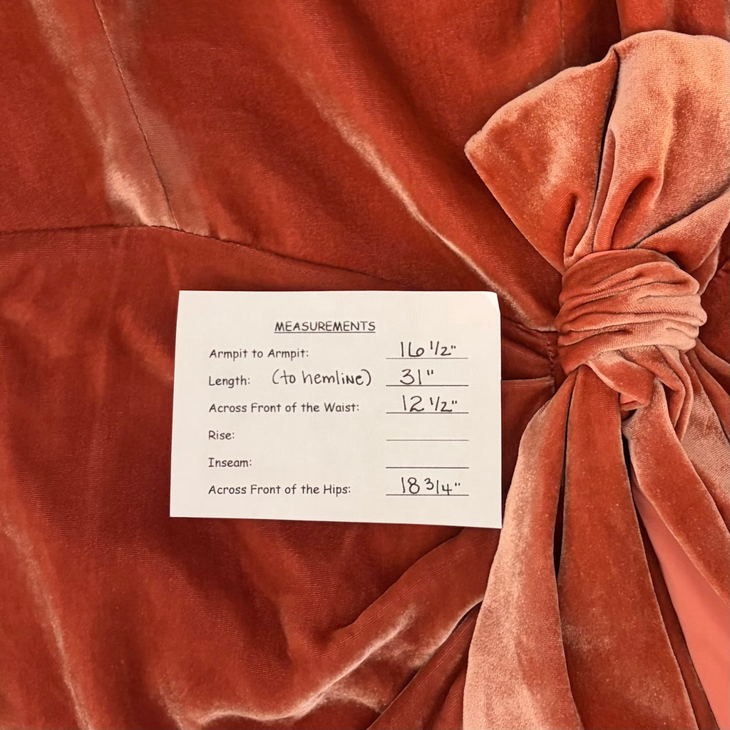Cinq à Sept Kiki Velvet Mini Dress Rosewood Size 6