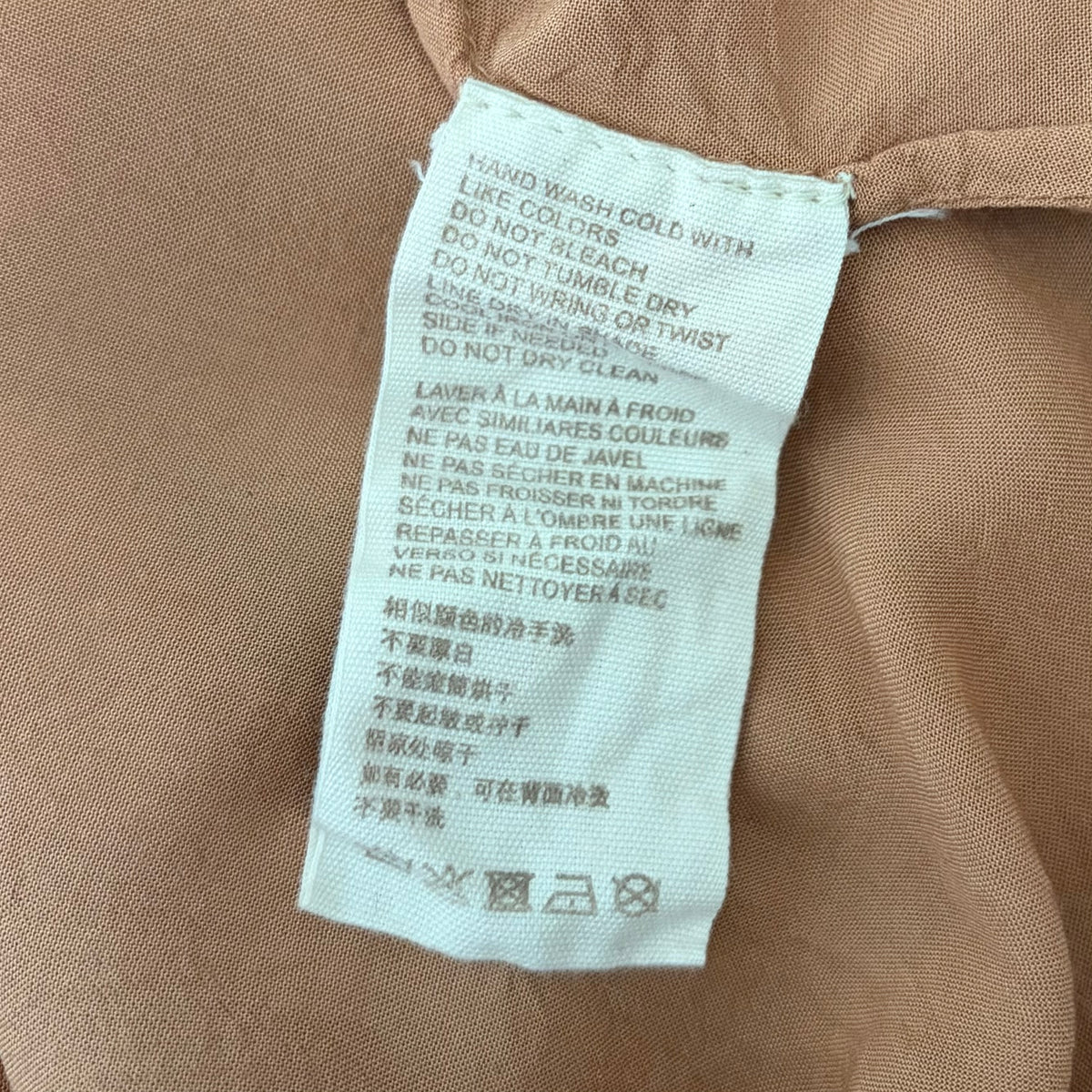 Anthropologie Let Me Be Peach Ombre Maxi Dress XS