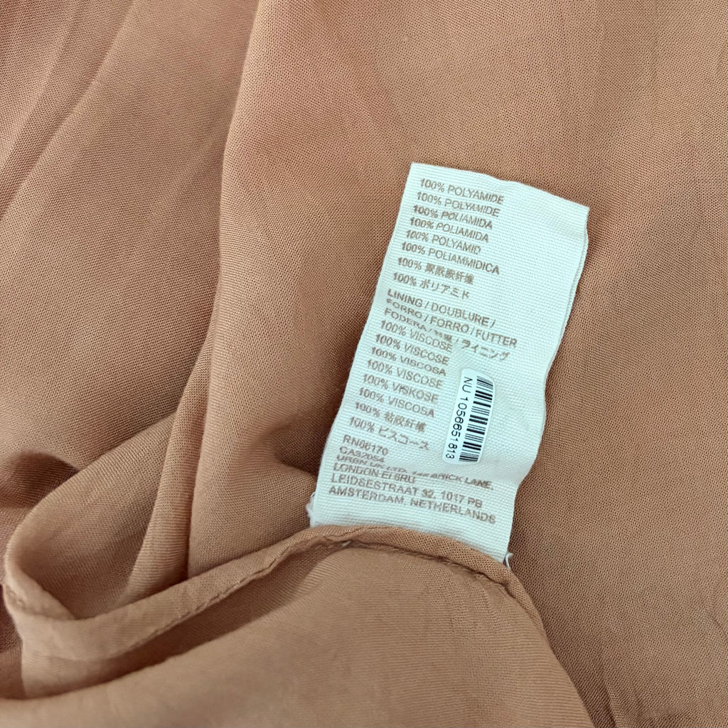 Anthropologie Let Me Be Peach Ombre Maxi Dress XS