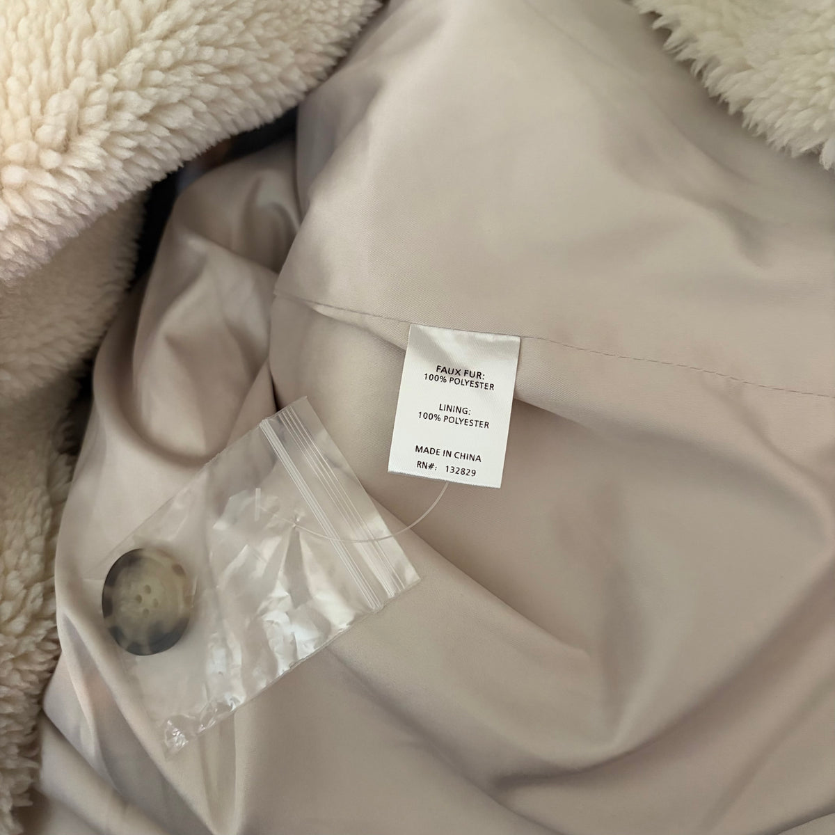Camila Coelho Katarina Teddy Coat L