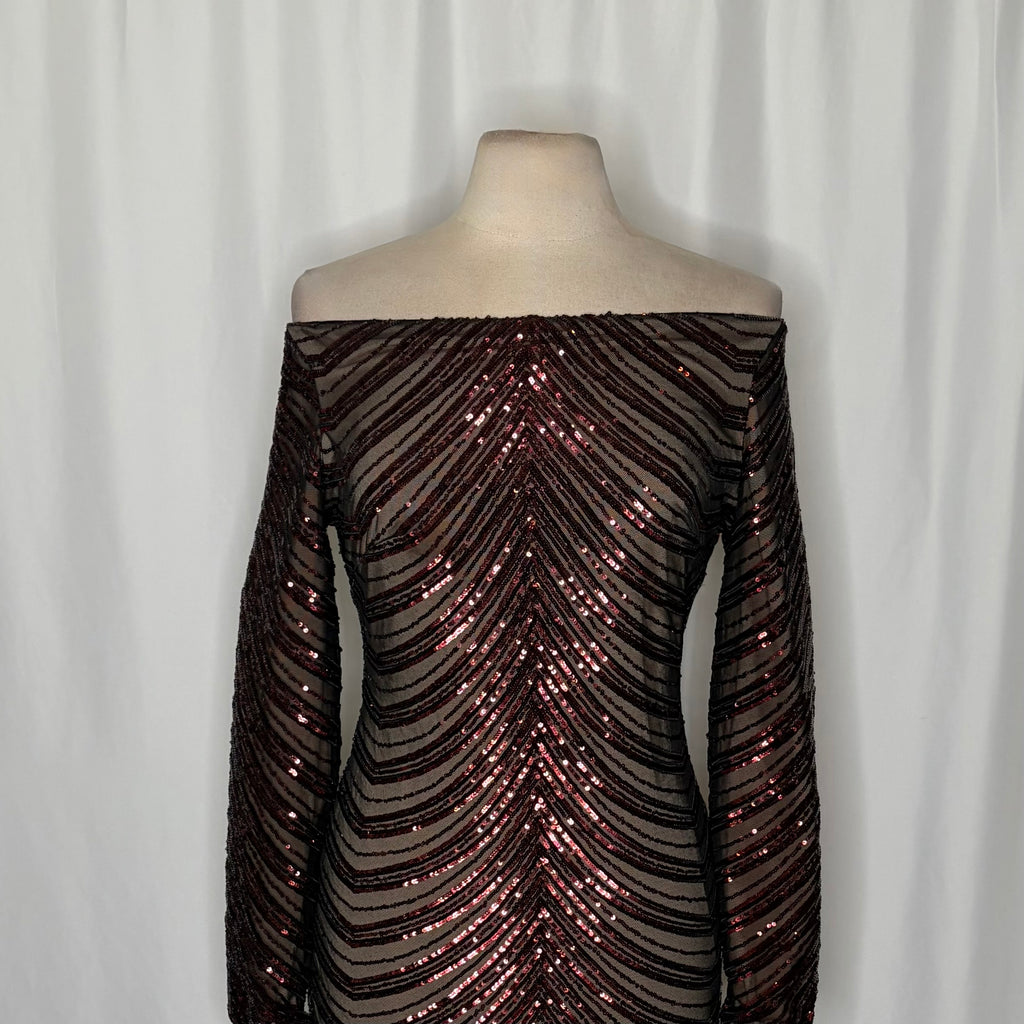 Dress the Population Malia Sequin Dress Medium