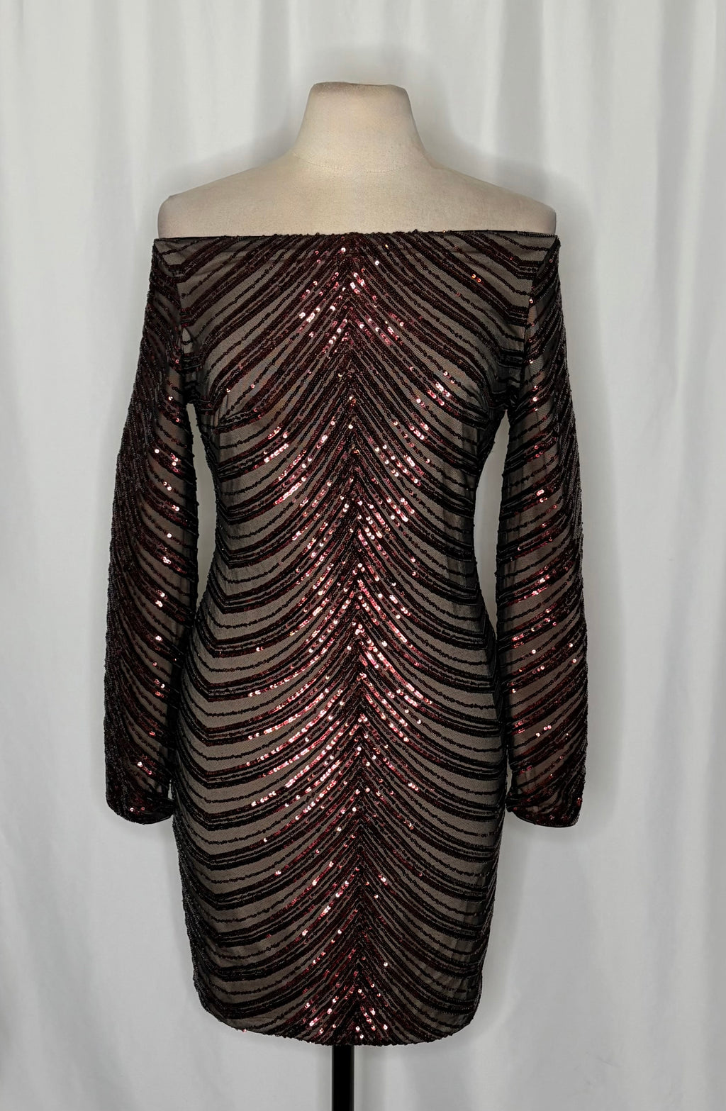 Dress the Population Malia Sequin Dress Medium