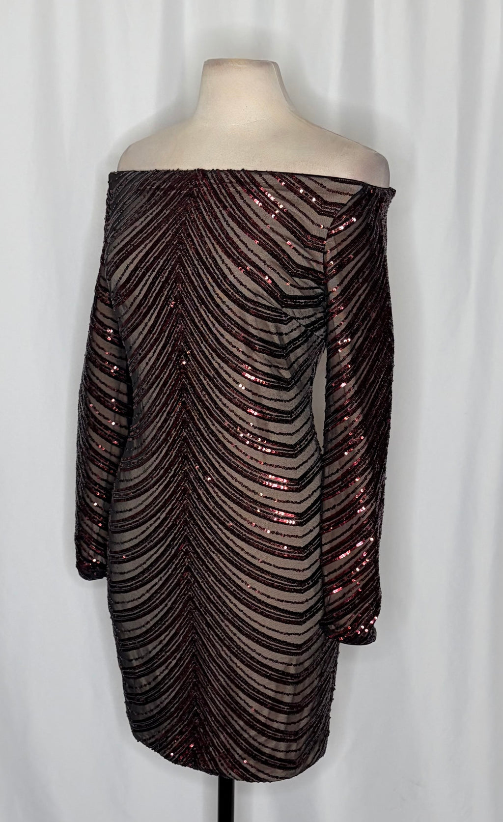 Dress the Population Malia Sequin Dress Medium