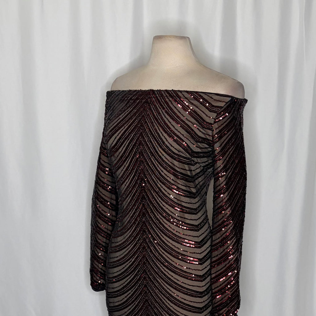 Dress the Population Malia Sequin Dress Medium