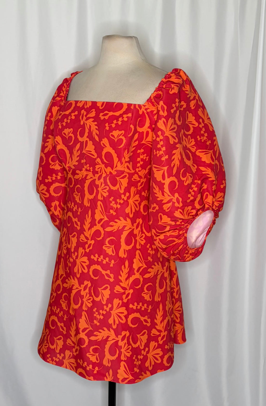 Sachin & Babi Floral Puff Sleeve Dress X-Large