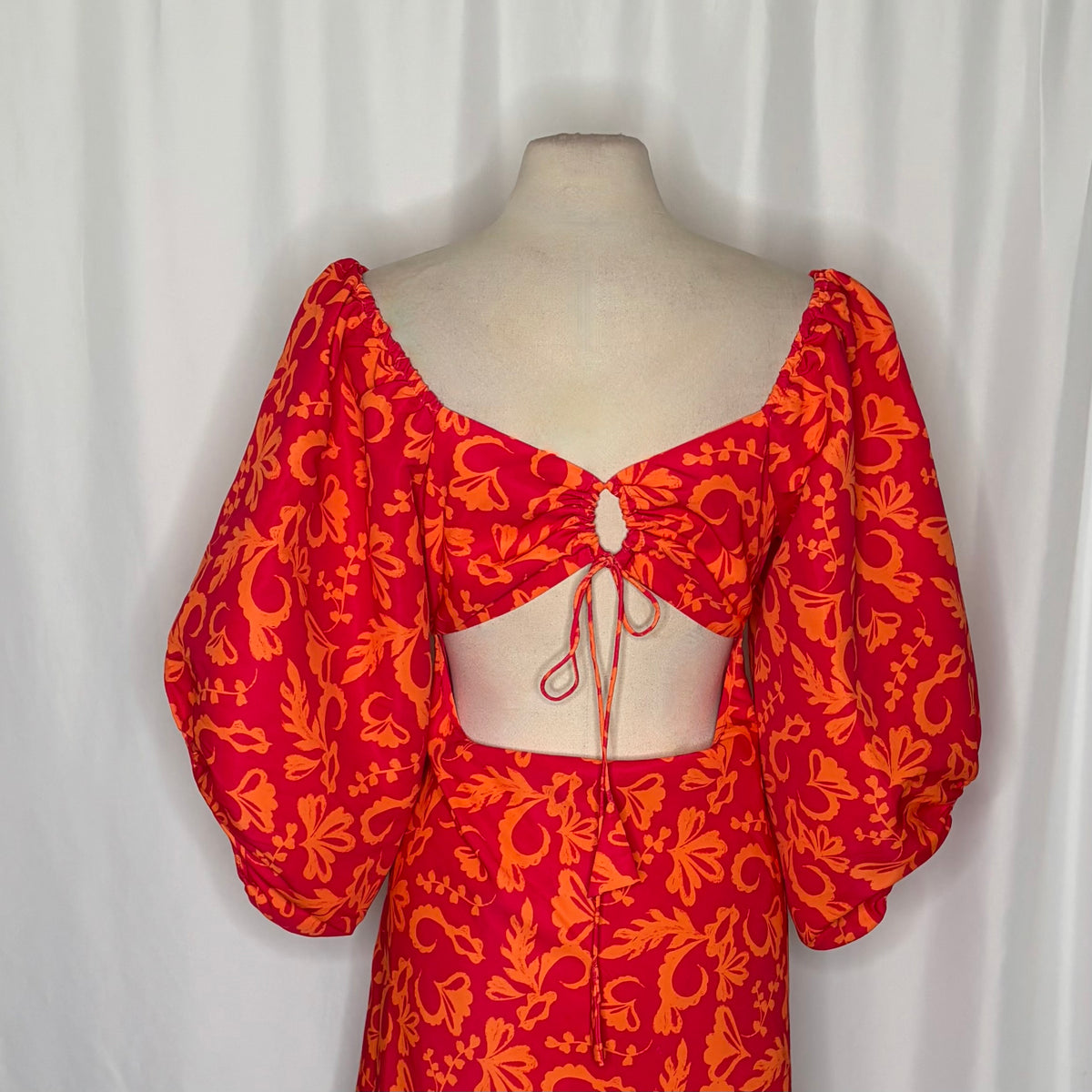 Sachin & Babi Floral Puff Sleeve Dress X-Large