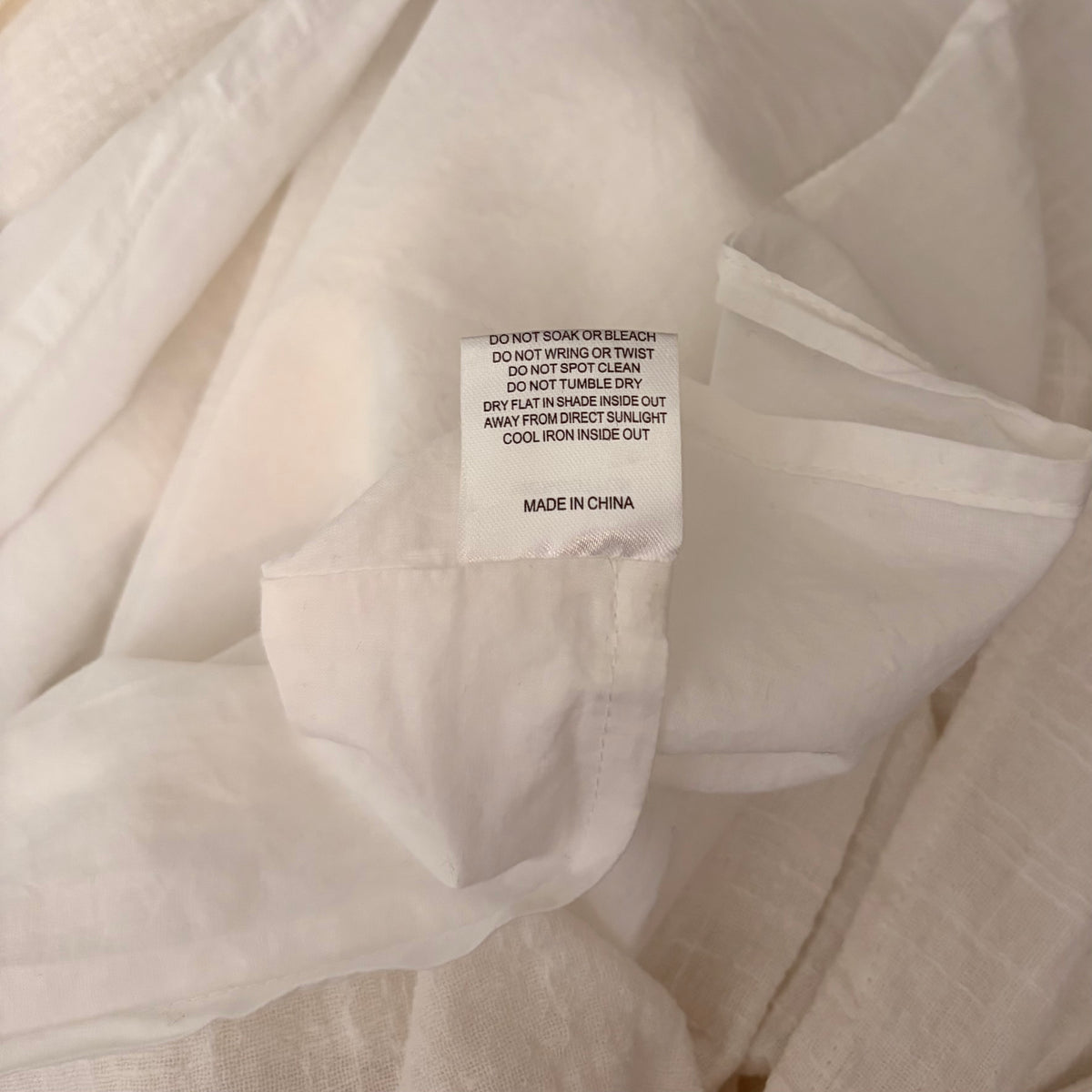 SABO Hara Dress White Textured Cotton V Neck Tie Maxi Dress X-Large US 10