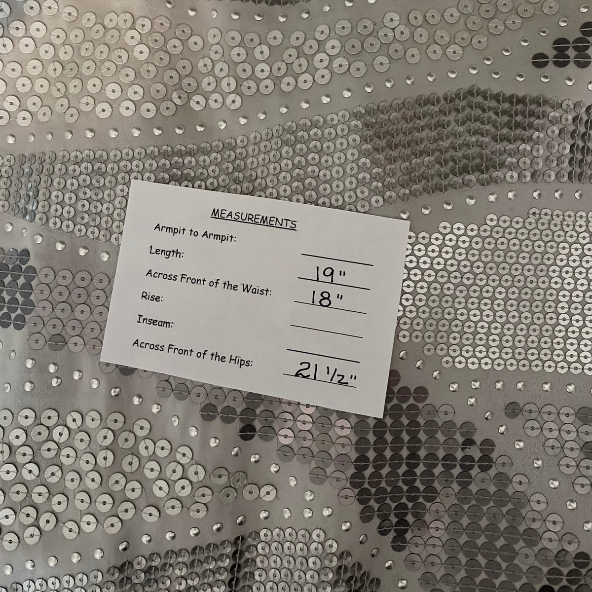 WHITE HOUSE BLACK MARKET Silver Sequin Pencil Mini Skirt Holiday Party WHBM 14
