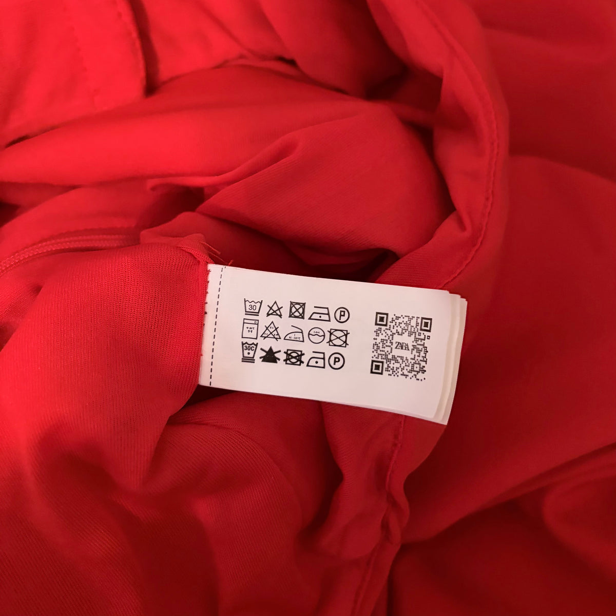 ZARA Red Structured Padded Shoulders Deep V Neck Long Sleeve Bodysuit X-Small