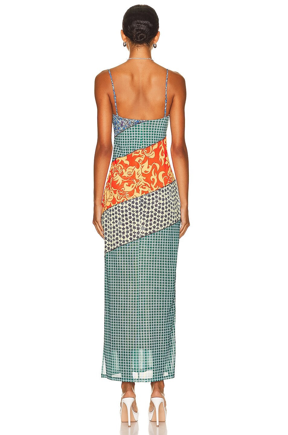 MIAOU x Paloma Elsesser Thais Patchwork Maxi Dress Sweet Legend Vacation X-Small
