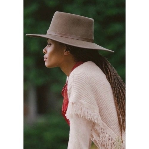 By ANTHROPOLOGIE Josey Fringe Sweater Marled Pink‎ Pink Crew Neck Wool Small