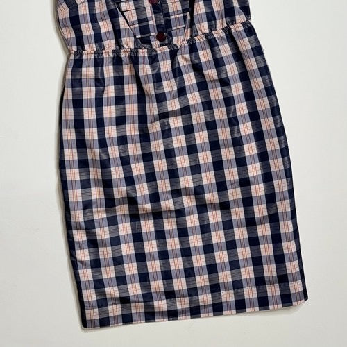 Anthropologie MAEVE Outshine Plaid‎ Taffeta Dress Bow Coquette Preppy X-Small