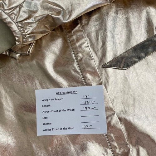 NWT!!‎ Anthropologie MARE MARE Shine Faux Leather Shirt Dress Pearl Metallic XS