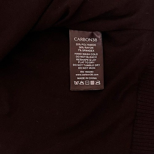 CARBON38‎ Pearl Cardigan Sweater Black Embellished Preppy Knitwear Sporty Medium