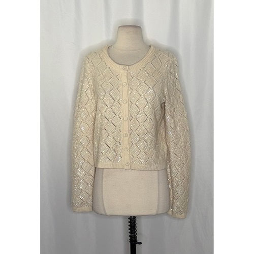 NWT!! Free People WE THE FREE Mermaid Cardi Cardigan Sweater Sequins Small