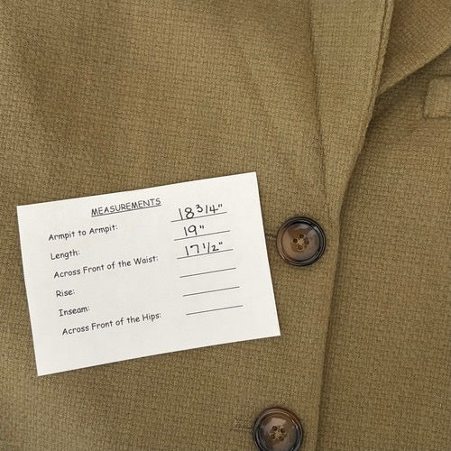 By ANTHROPOLOGIE Cropped Blazer Tailored Jacket Moss Green Solid‎ Textured 10