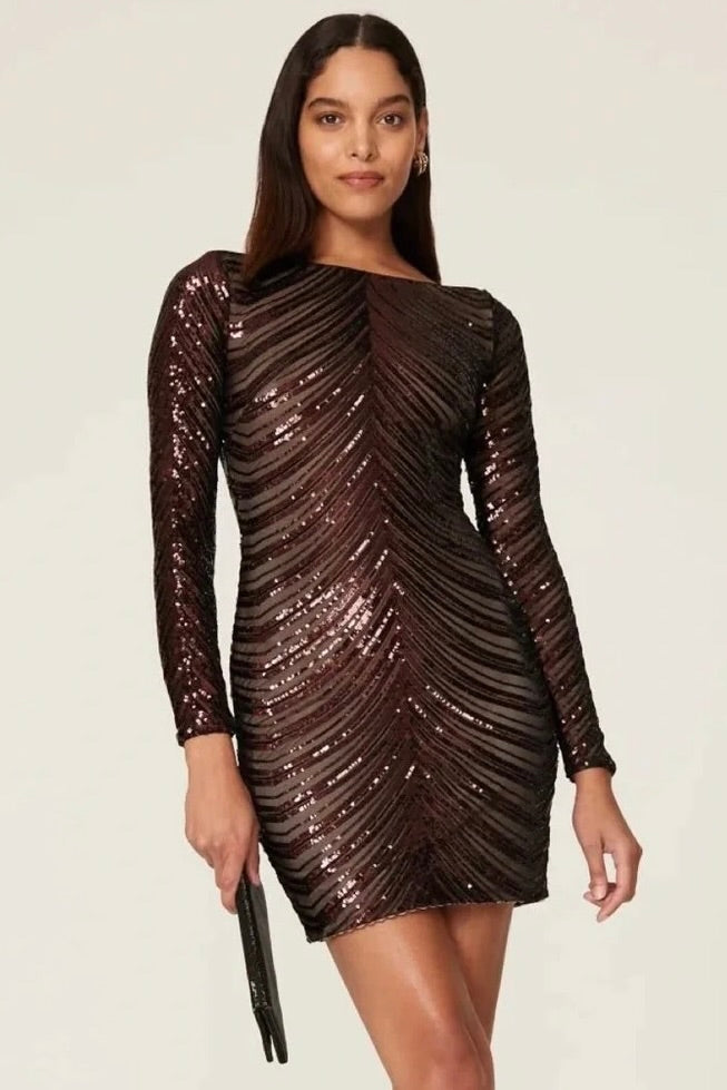 Dress the Population Malia Sequin Dress Medium