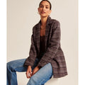 ABERCROMBIE & FITCH Heavyweight Wool Blend Blazer Coat Preppy Academia Small