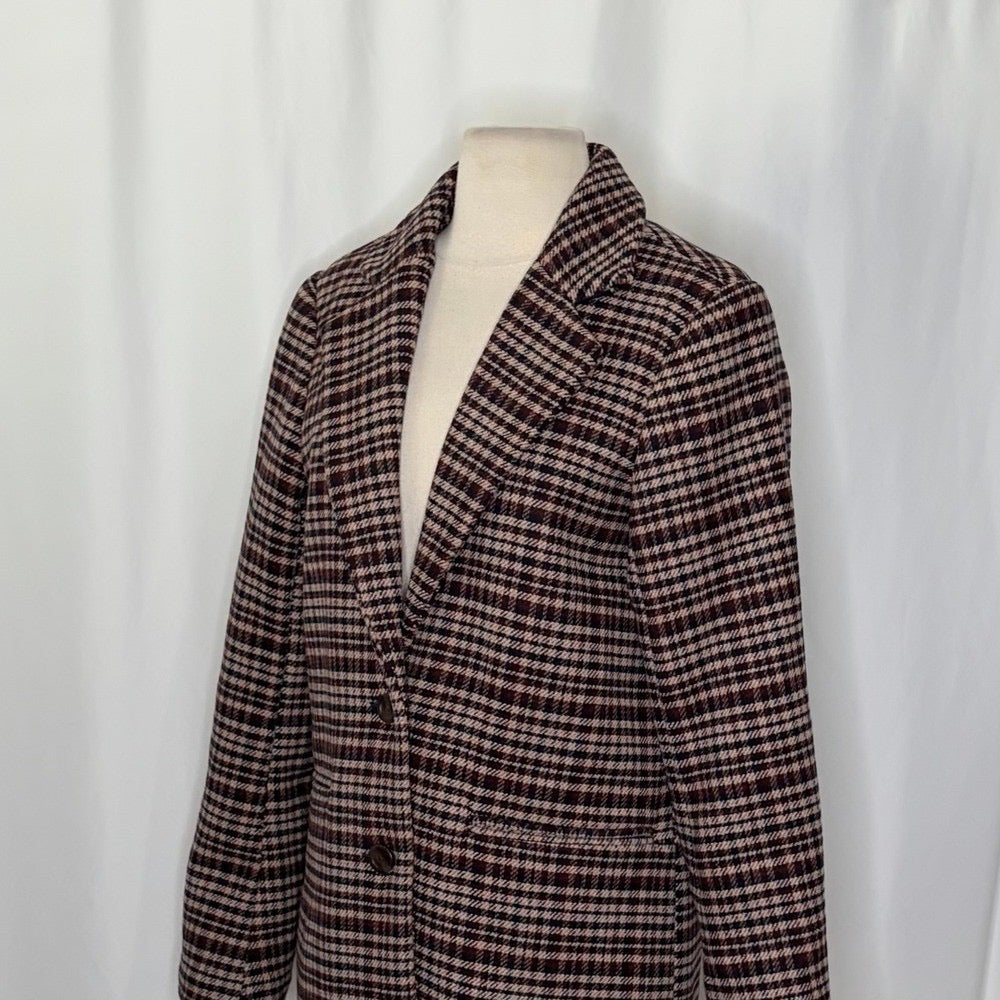 ABERCROMBIE & FITCH Heavyweight Wool Blend Blazer Coat Preppy Academia Small