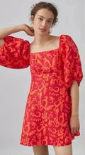 Sachin & Babi Floral Puff Sleeve Dress X-Large