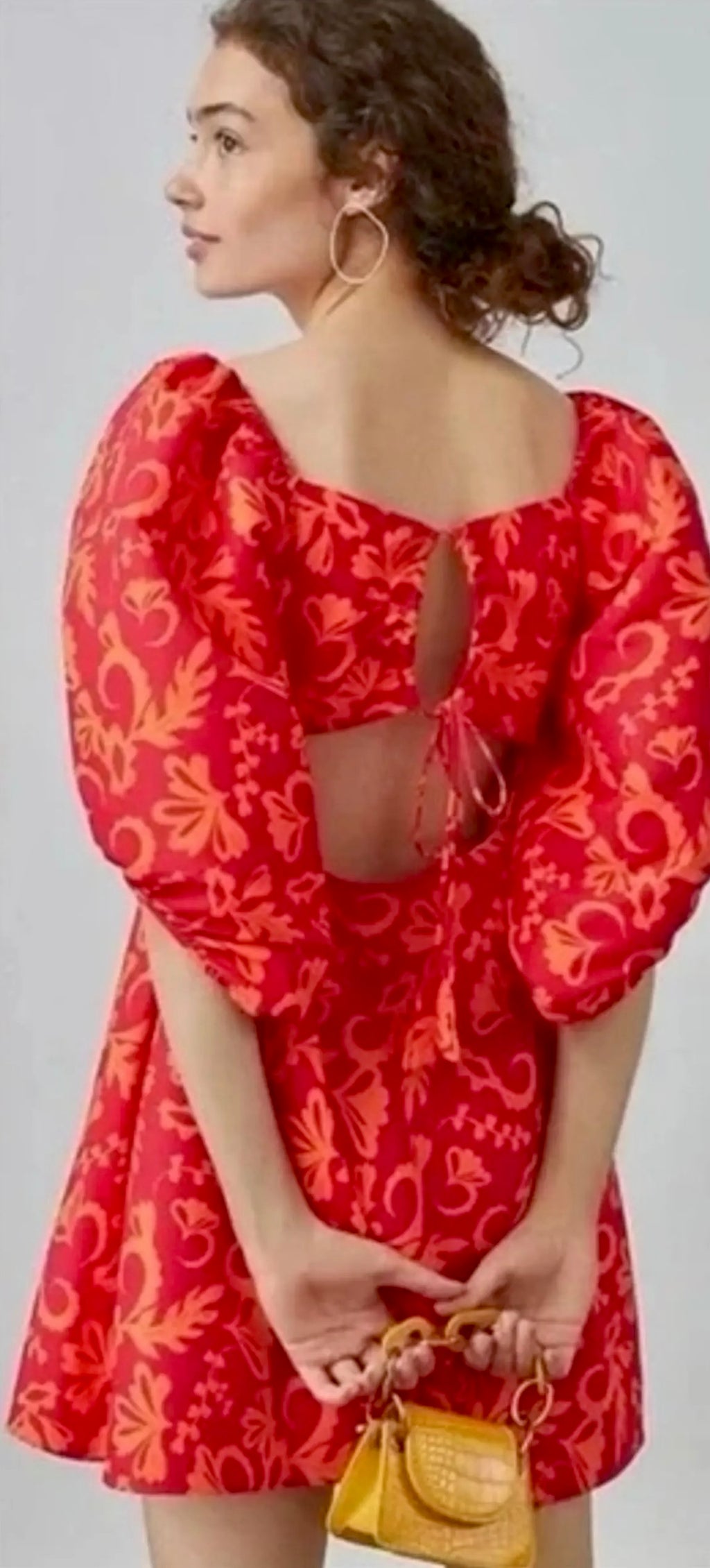 Sachin & Babi Floral Puff Sleeve Dress X-Large