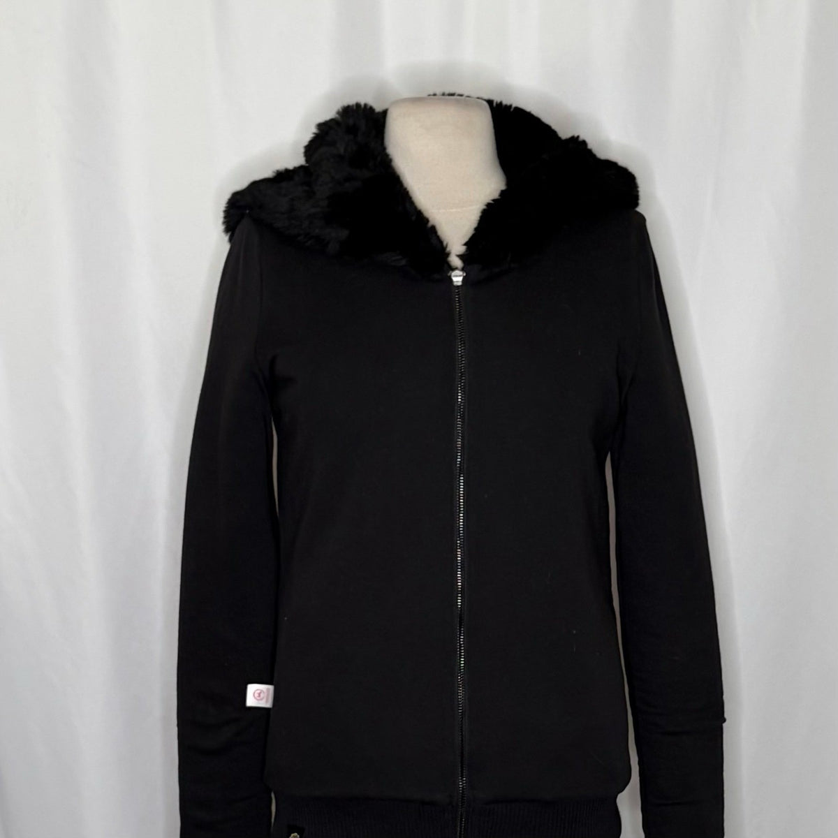 Victoria's Secret PINK Limited Edition Reversible Fur Coat Black Fashion Show S