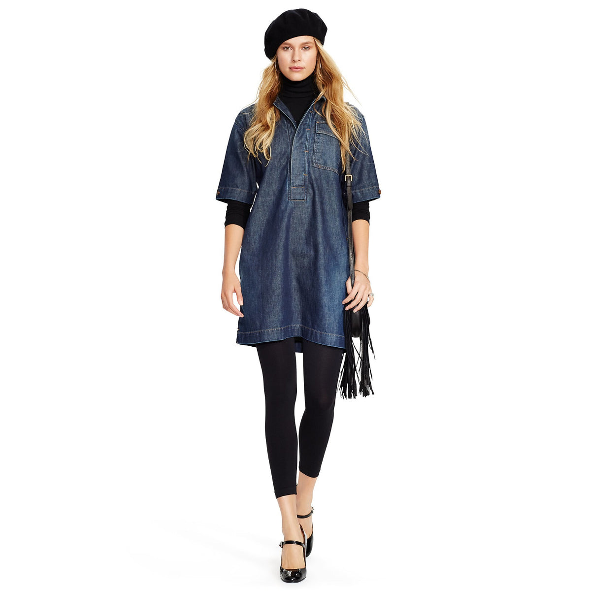Polo Ralph Lauren Hannah Denim Dress Small