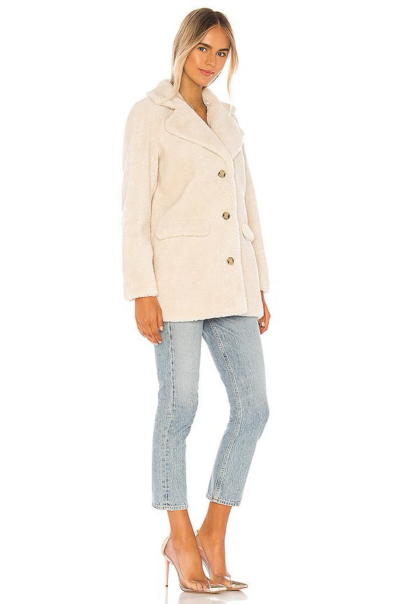 Camila Coelho Katarina Teddy Coat L