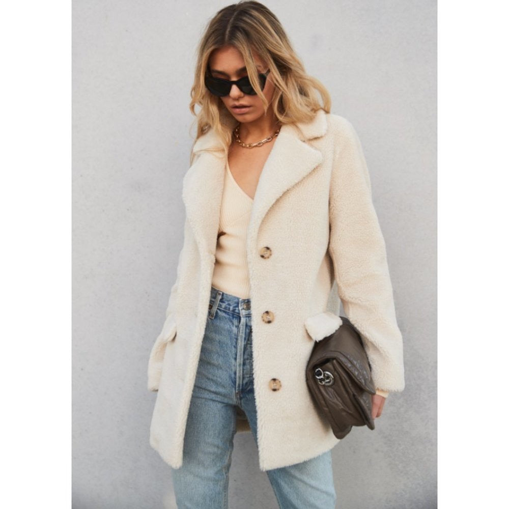 Camila Coelho Katarina Teddy Coat L