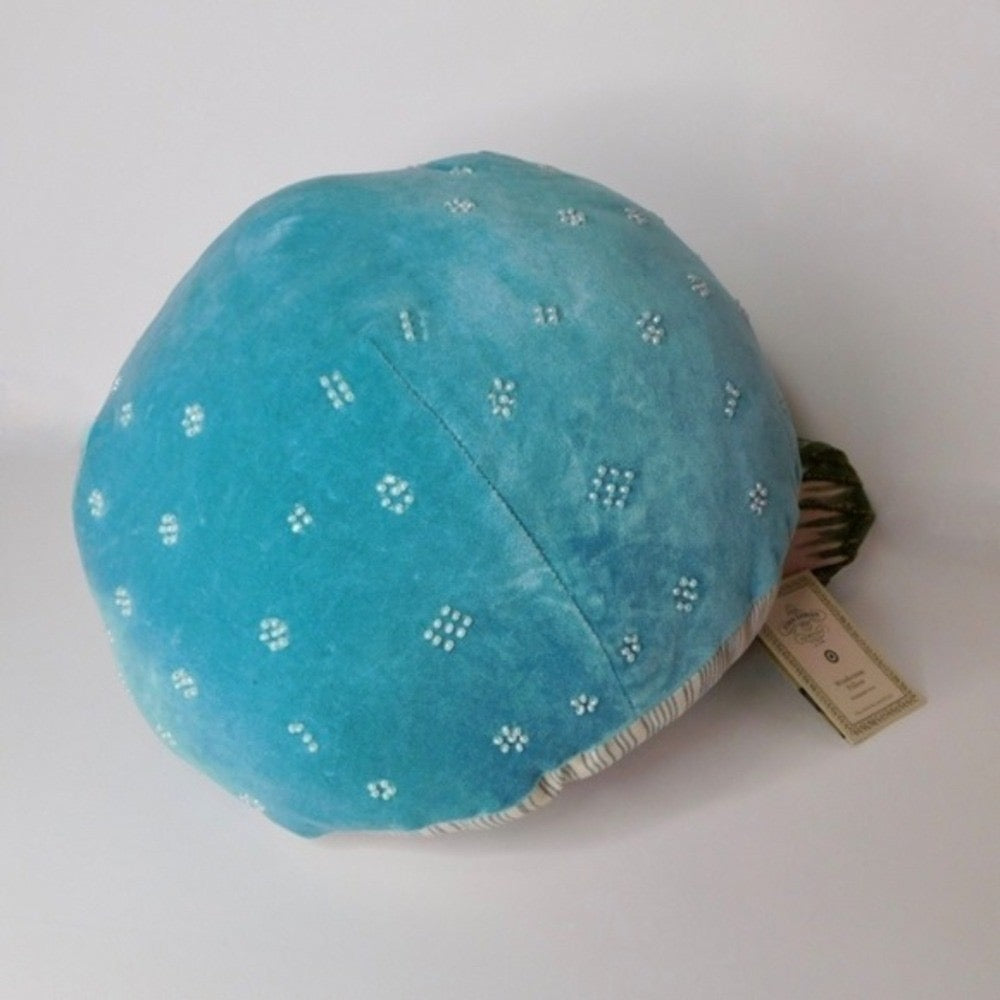 NWT!! JOHN DERIAN for Target Mushroom Shaped Pillow Beaded Accent Pillow Velvet