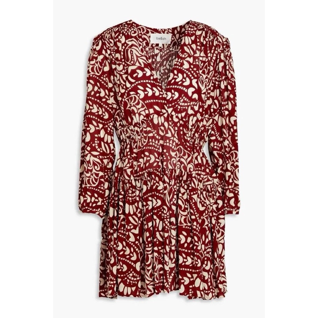 ba&sh Kimy Floral Mini Dress Size 0 XS NWT