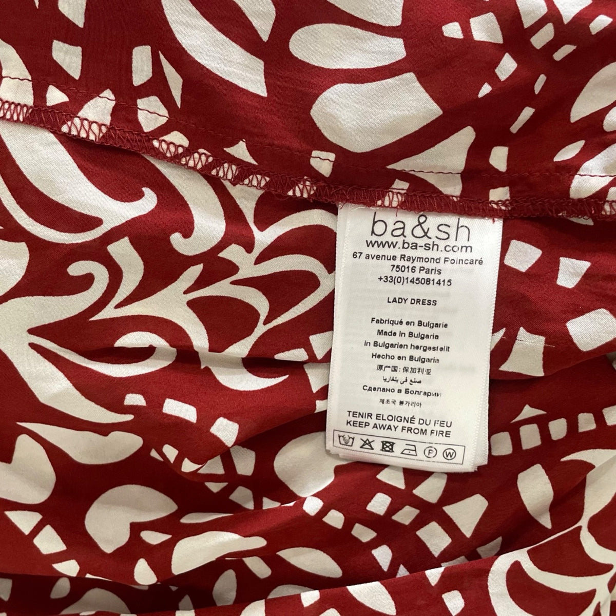 ba&sh Kimy Floral Mini Dress Size 0 XS NWT